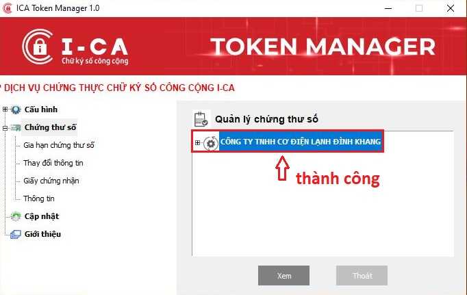 GEN cấp chứng thứ số ica GEN cấp chứng thứ số ica