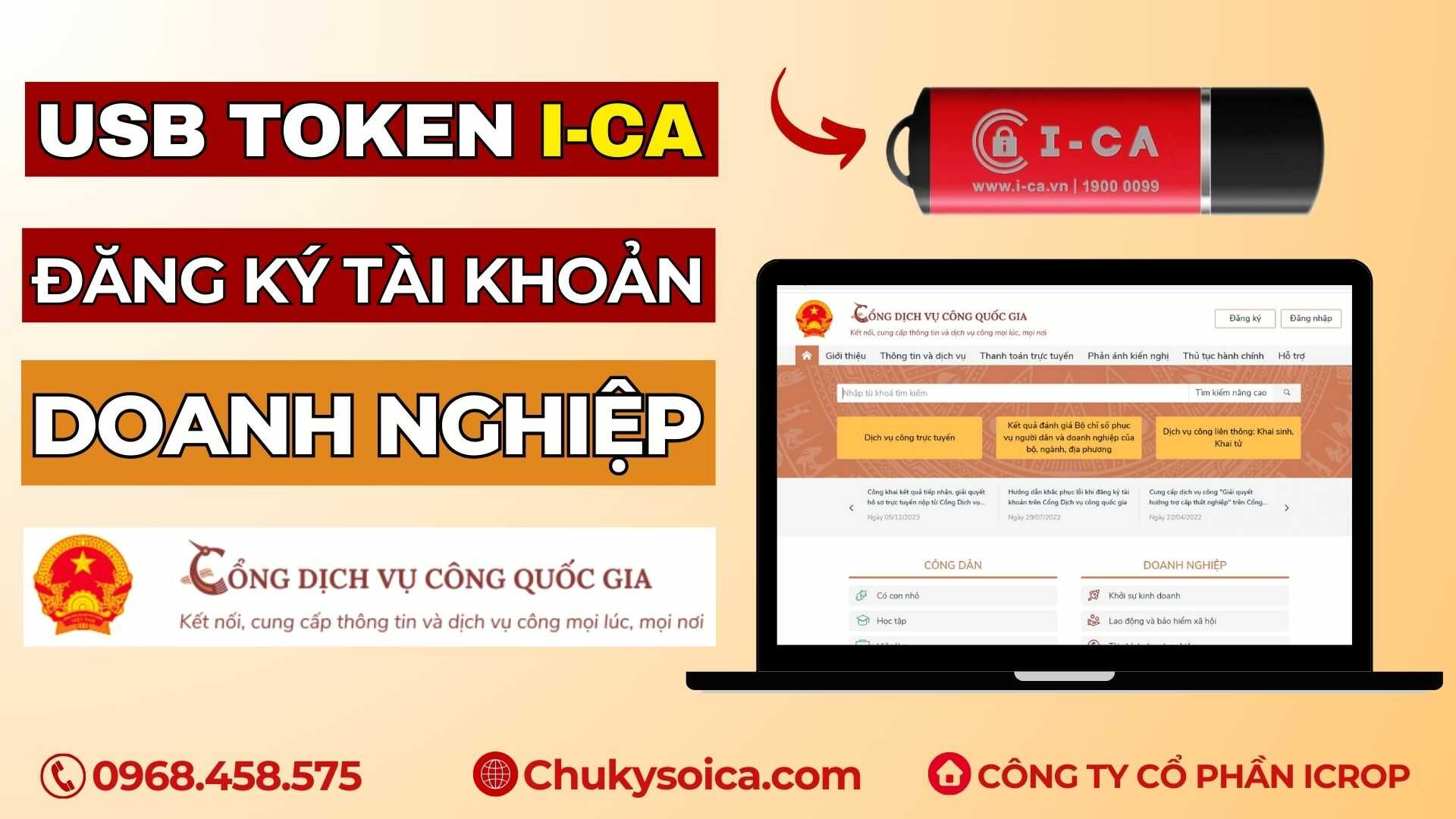 Đăng ký tài khoản Dịch Vụ Công Quốc Gia