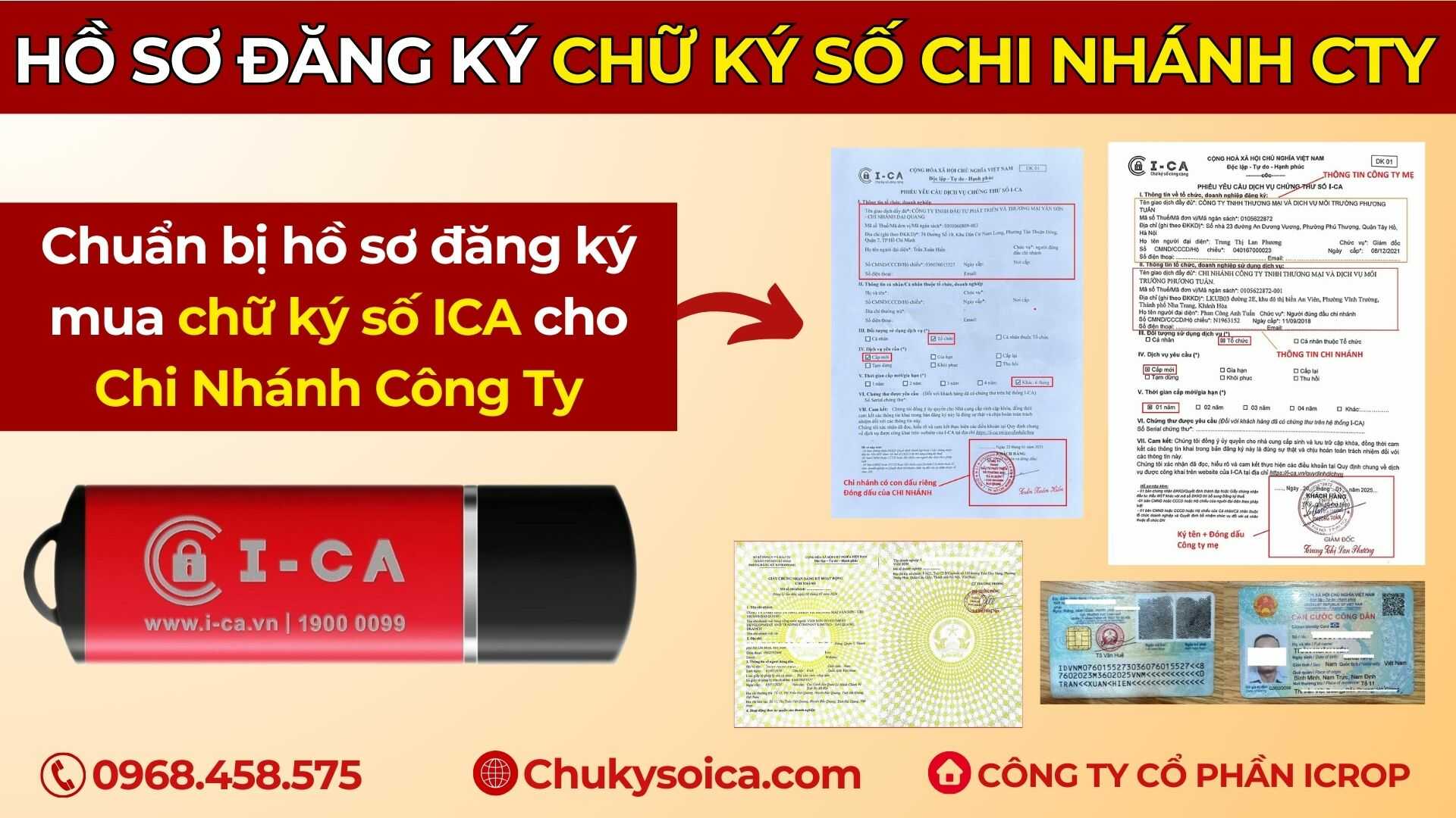 Soạn hồ sơ đăng ký chữ ký số cho Chi Nhánh Công Ty Soạn hồ sơ đăng ký chữ ký số cho Chi Nhánh Công Ty