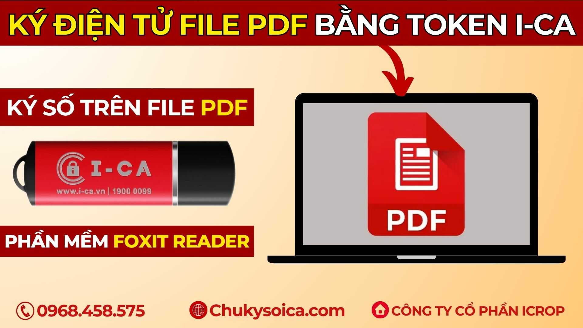 Tạo chữ ký điện tử file PDF bằng chữ ký số I-CA