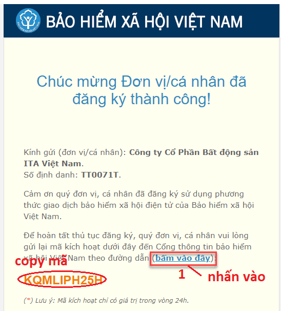 đăng ký tài khoản bảo hiểm xã hội miễn phí cho doanh nghiệp
