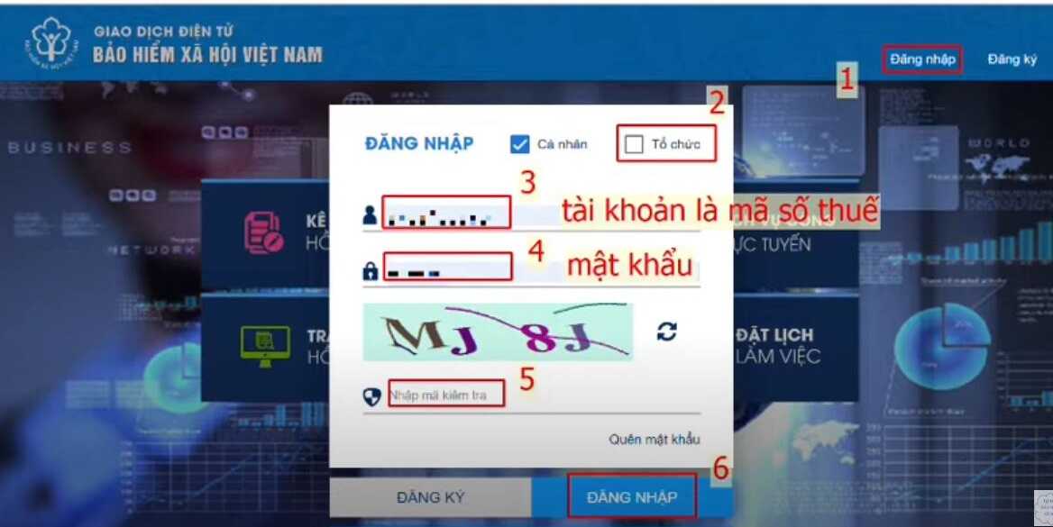 đăng ký tài khoản bảo hiểm xã hội miễn phí cho doanh nghiệp