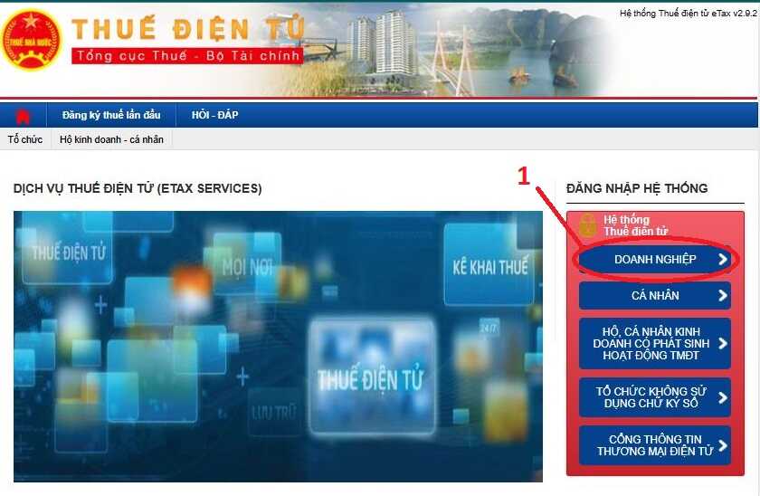 đăng ký tài khoản thuế điện tử bằng chữ ký số ica