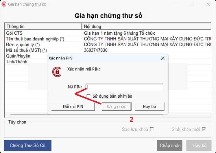 kích hoạt gia hạn chứng thư số I-CA