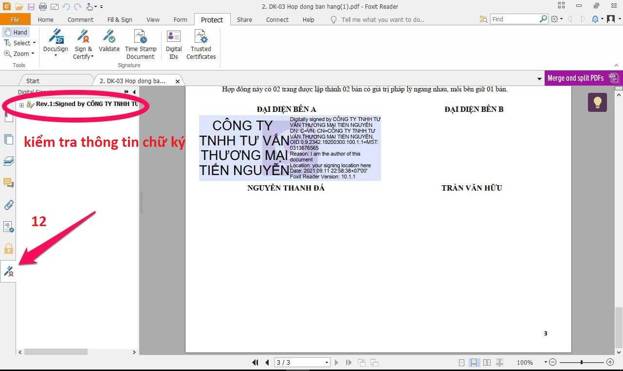 Tạo chữ ký điện tử file PDF bằng chữ ký số I-CA