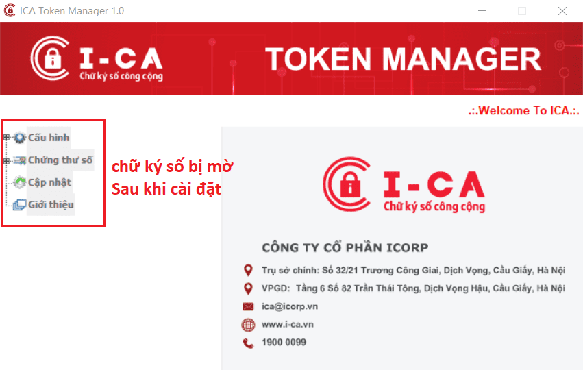 sửa lỗi chữ ký số i-ca bị mờ không xem được