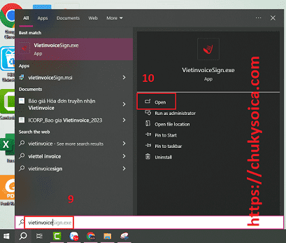 Cài đặt phần mềm ký số hóa đơn VietinvoiceSign