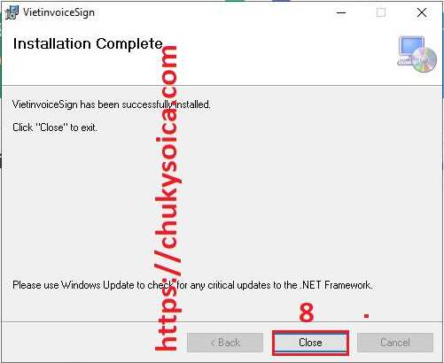 Cài đặt phần mềm ký số hóa đơn VietinvoiceSign
