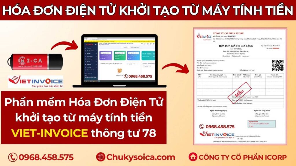 Hóa đơn khởi tạo từ máy tính tiền Vietinvoice