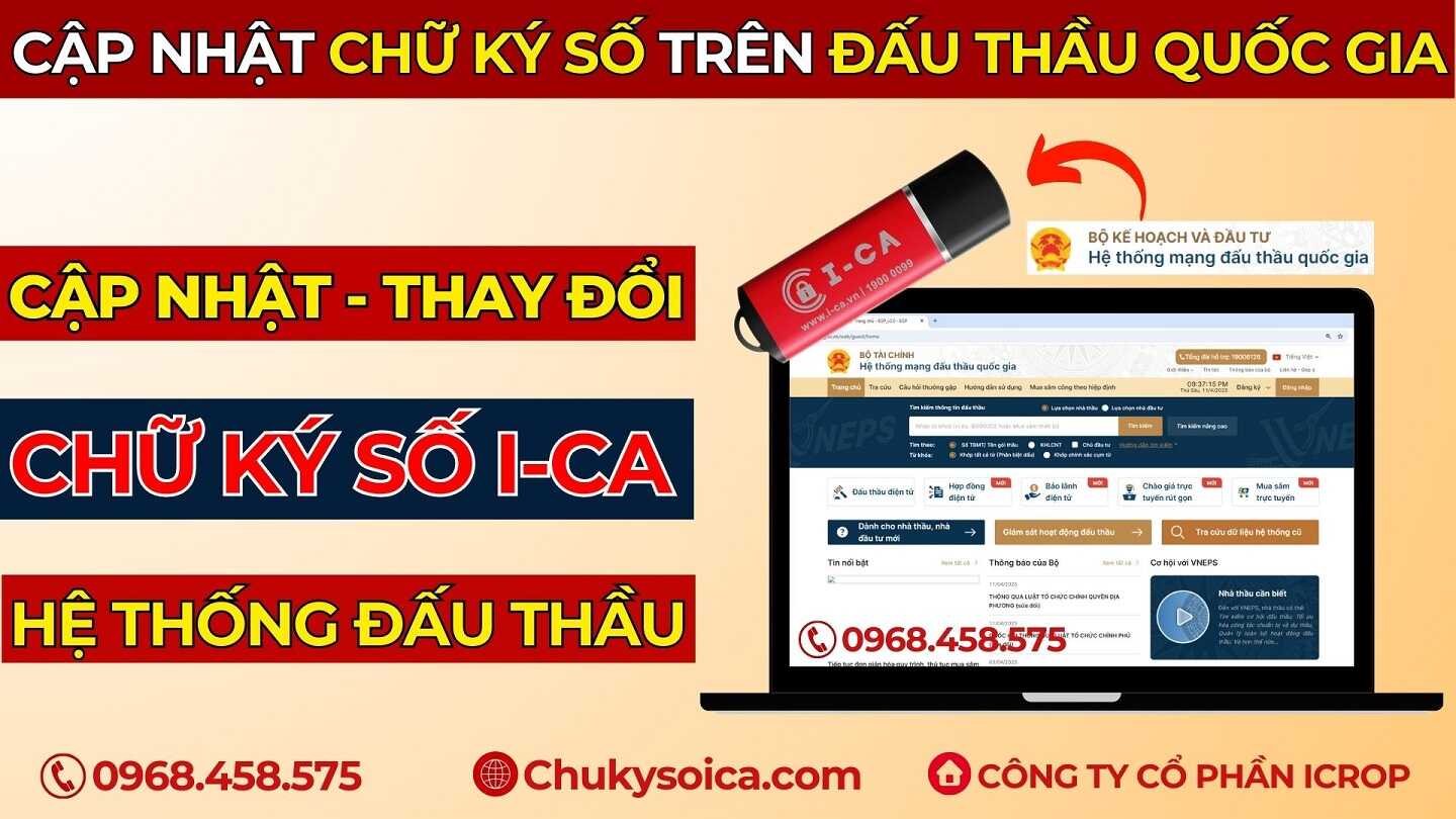 Thay đổi chữ ký sô trên hế thống Mạng Đấu Thầu Quốc Gia (EGP) Thay đổi chữ ký sô trên hế thống Mạng Đấu Thầu Quốc Gia (EGP)