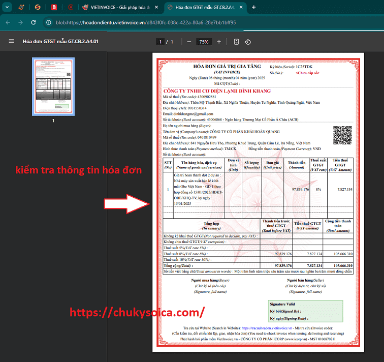 hướng dẫn xuất hóa đơn phần mềm VietInvoice