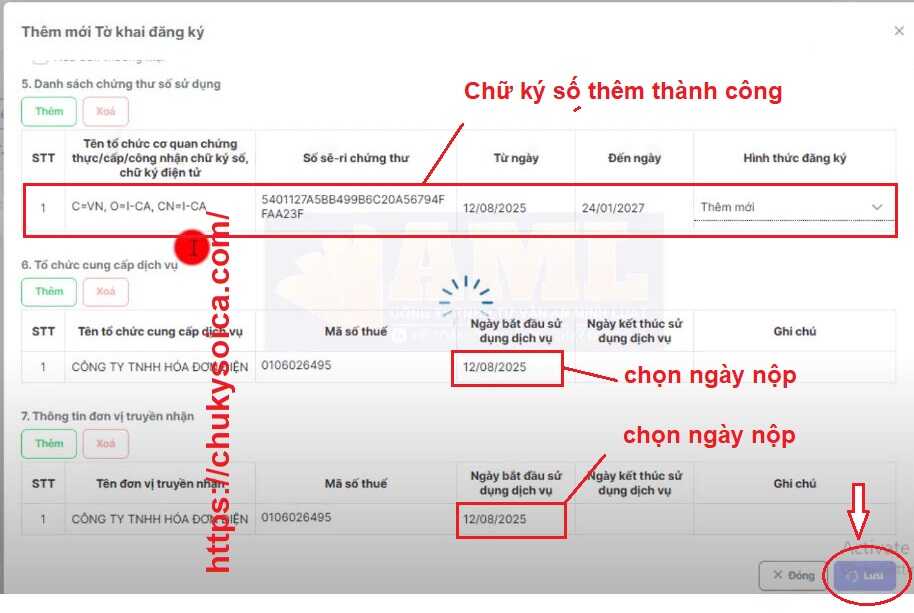 Cập nhật Chữ Ký Số trên phần mềm hóa đơn Minvoice Cập nhật chữ ký số trên phần mềm hóa đơn Minvoice