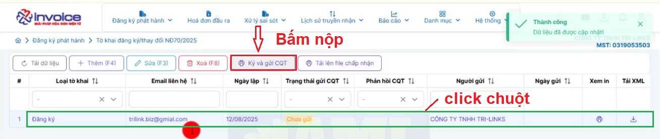 Cập nhật Chữ Ký Số trên phần mềm hóa đơn Minvoice Cập nhật chữ ký số trên phần mềm hóa đơn Minvoice