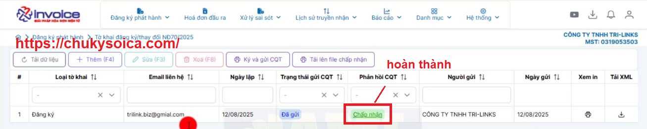 Cập nhật Chữ Ký Số trên phần mềm hóa đơn Minvoice Cập nhật chữ ký số trên phần mềm hóa đơn Minvoice
