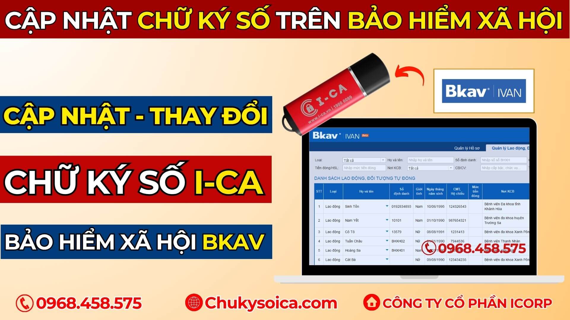 Cập nhật Chữ Ký Số trên phần mềm Bảo Hiểm Xã Hội BKAV