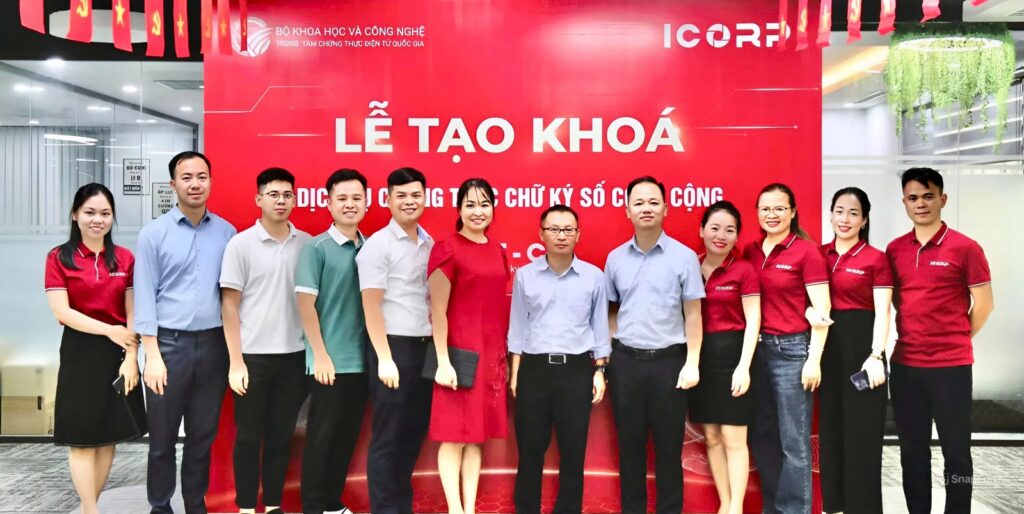 Lễ Tạo Khóa Dịch Vụ Chứng Thực Chữ Ký Số Công Cộng I-CA