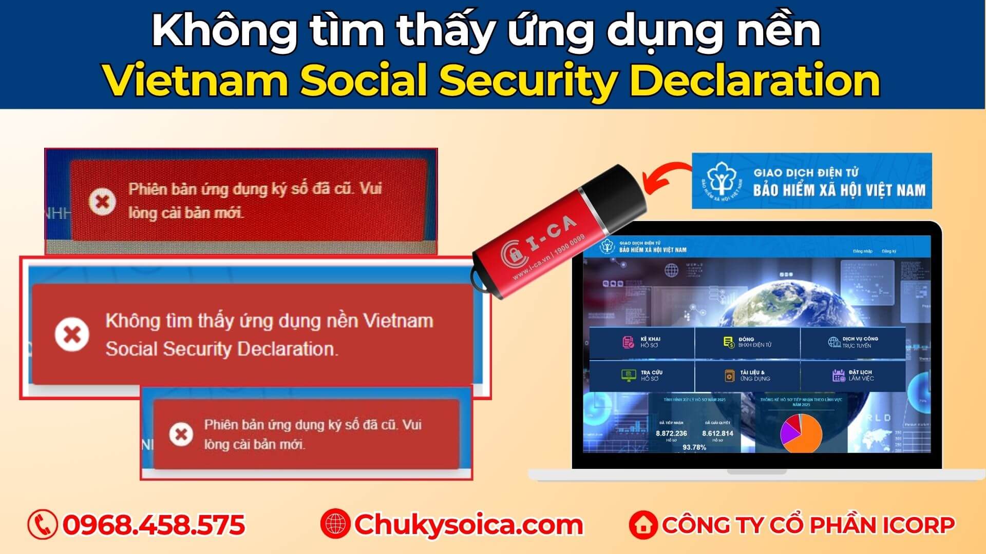 Không tìm thấy ứng dụng nền Vietnam Social Security Declaration